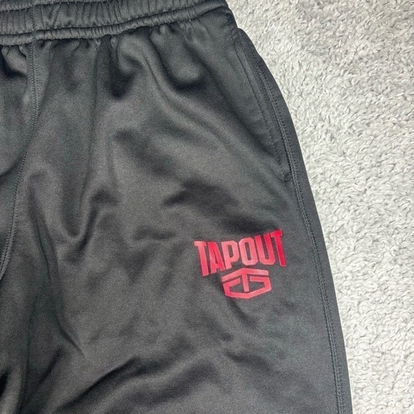 Tapout Pants Mens Medium Warm Up Gym Fitness Training Y2K Style MMA Lifting - Picture 4 of 6